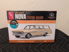 AMT 1:25 1963 Chevy II NOVA Station Wagon Plastic Model Kit NEW SEALED