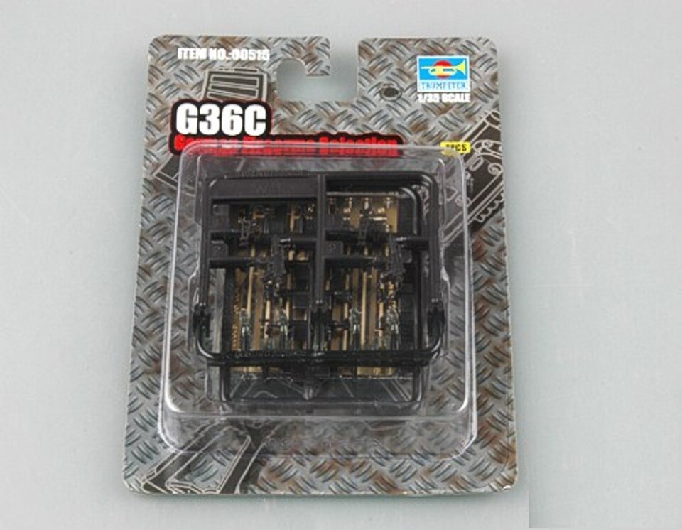 Trumpeter 1/35 G36C German Compact Commando Guns with Sights #00515 #515📌USA📌