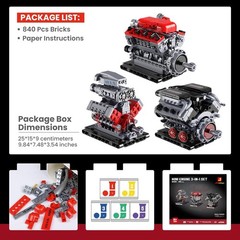 Manual Crank 3-in-1 Engine Model Kits for Adults & Teens – Collectible STEM Gift