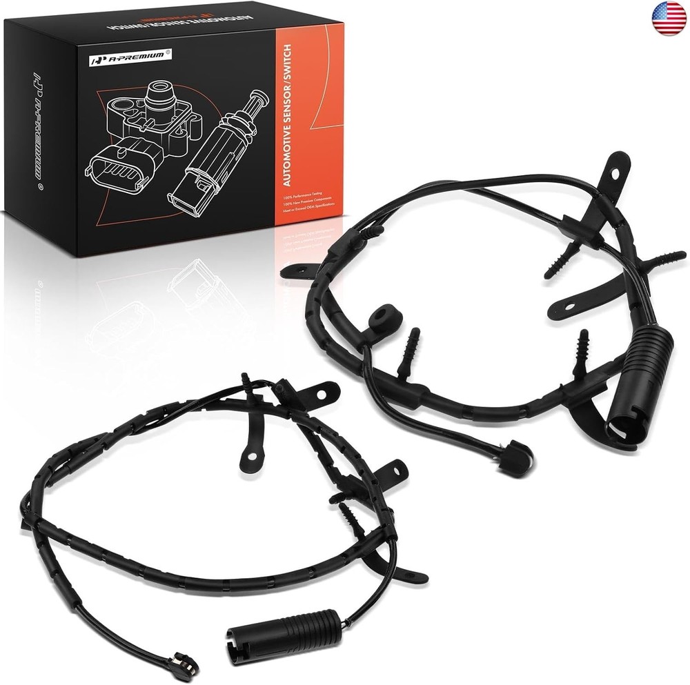 A-Premium Front and Rear Disc Brake Pad Wear Sensors Compatible with Mini