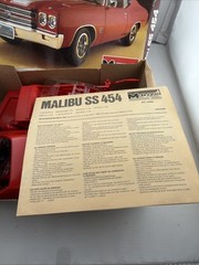 Monogram Kit 2268 Scale 1/24 Chevy Malibu SS 454 Model Kit 1983