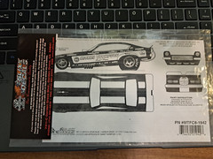 Slixx 1942 Mickey Thompson Rods-Pistons Vega F/C 1/25 waterslide drag decal