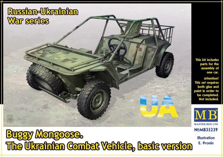 Master Box 35239 Buggy Mongoose The Ukrainian Combat Vehicle, basic version 1/35