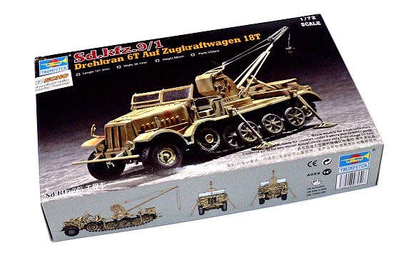 TRUMPETER Military Model 1/72 Sd.kfz.9/1 6T Auf Zugkraftwagen 18T 07251 P7251
