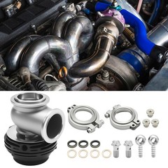 38mm External Black Turbo Wastegate Valve Pressure Relief Turbo Kit Compatible
