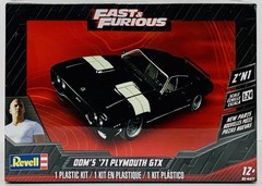 Revell Fast & Furious Dom’s ’71 Plymouth GTX 1:24 scale Plastic Model Kit