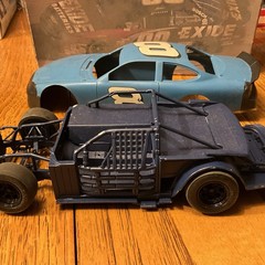 Built Model Car, 1998 Revell Stock Car STARTED, INCOMPLETE, MODIFIED