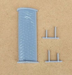 3D RESIN PRINTED 1/24 1/25 DUALLY OR DRAG TURBO WING WITH MOUNTS