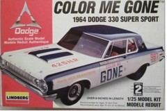 1964 Dodge 330 DRIVESHAFT & LOOP for Lindberg AMT 1:25 Model Kit 64