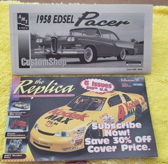AMT CustomShop 1958 Ford Edsel Black Red Top Un-Built 1/25~No Box ~Parts bagged
