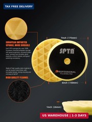 Buffing Polishing Pads, SPTA 6 Inch 150mm Body Repair Polishing Pad Set Made for