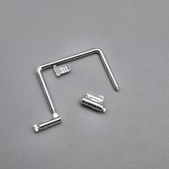 AMT 1/25 Ford Model T Chopped Parts Kitbash Chrome Extinguisher & Rear Roll Bar