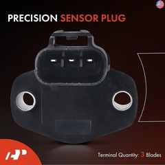 A-Premium TPS Throttle Position Sensor with 3-Pin Plug Compatible with Jeep
