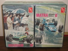 AMT 1/24 Scale Brabham Cosworth Formula III & Matra Cosworth Formula II