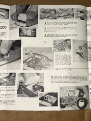 1950’s Monogram Black Widow Ford ‘T’ Pick-Up Rod Model Kit Instructions PC60