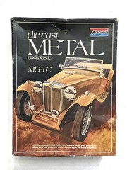 1977 Monogram MG-TC Model Car Kit Diecast & Plastic Complete NEW UNBUILT 6102
