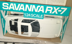 1980’S TAMIYA MAZDA RX-7 SAVANNA SUNROOF LIMITED MOTOTIZED MODEL KIT MIB