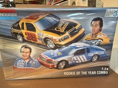 Vintage 1/24 MONOGRAM ROOKIE OF THE YEAR STOCK CAR COMBO FACTORY SEALED 1994