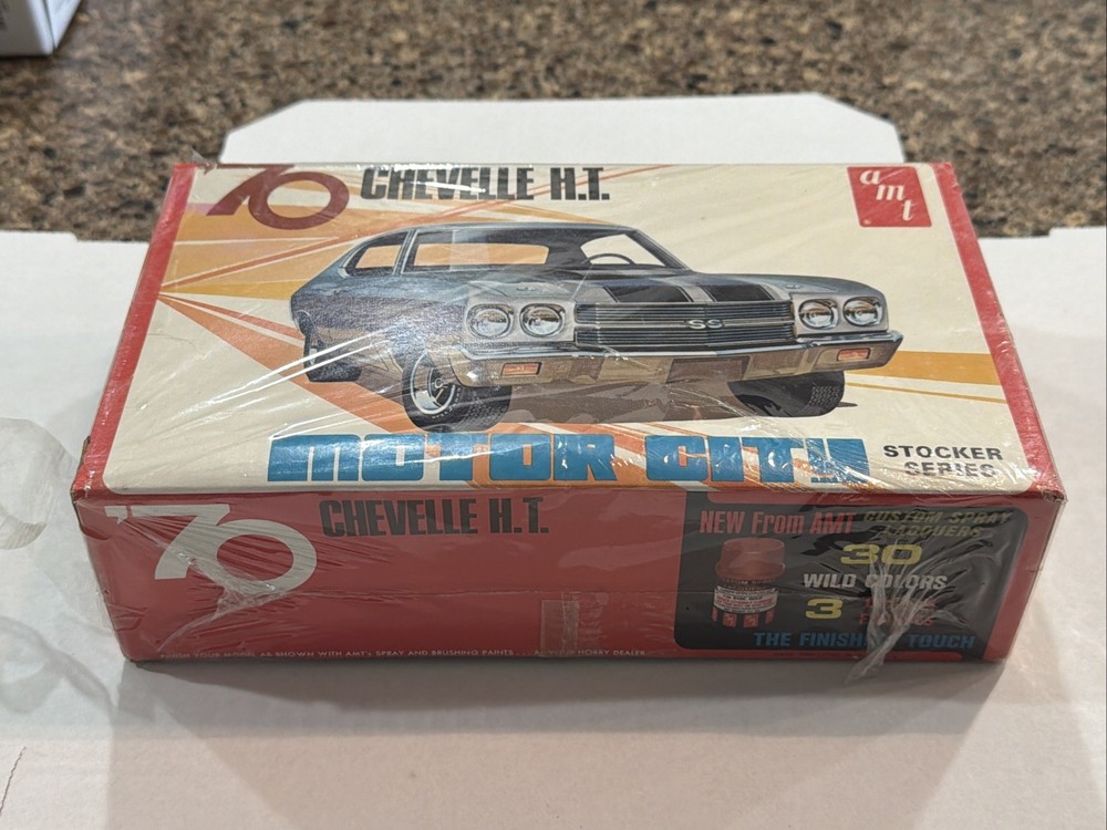 AMT 1970 CHEVELLE MOTOR CITY ORIGINAL SEALED KIT!! #X852! CIRCA 1970! VMCP!