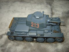 Built Military Vehicles 3 Painted Excellent Condition 1/72 Built Tanks & 6 wheel