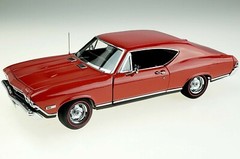 Chevrolet Chevy Chevelle Custom Built Metal Model 1 24 Race Car Promo 55 57 18