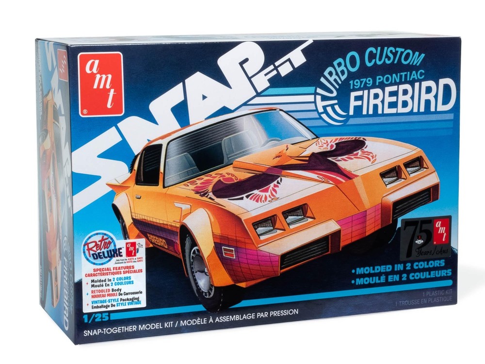 AMT 1979 Pontiac Firebird Turbo Custom (Snap) 1:25 Scale Small, Standard