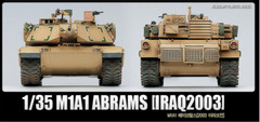 1/35 M1A1 ABRAMS “IRAQ 2003” US Army Tank Plastic Model Kit #13202 ACADEMY