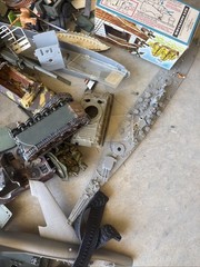 Large Group Lot Vintage Model Models Car Cars Boats Planes Junk Yard Junkyard