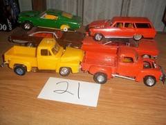 Model Car Junkyard/Parts Lot Salvage Built Plastic Models #21