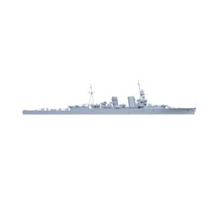 SSMODEL 561 1/1200 Military Model Royal Navy HMS Hawkins Cruiser GAMES