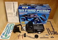 ‘53 Ford Pickup Street Racer Flip Nose 1/25 Model Kit Partially Built AMT ERTL