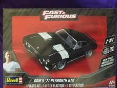 1971 GTX REAR VALENCE from Revell 1:24 Model Kit Dominic’s 71 Plymouth GTX