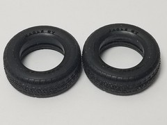 GOODYEAR EAGLE ST SKINNY FRONT TIRES from 41 Willys Coupe Revell 1:25 Model Kit