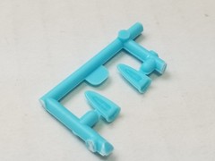 1957 Corvette FENDER SCOOPS from AMT 1:25 Model Kit 57