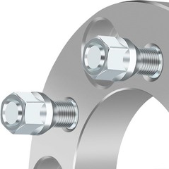 ECCPP 4PCS Change bolt pattern from 5×5 to 5×4.5 1 inch Wheel Adapters