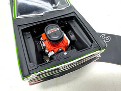 AMT ProShop 1971 Plymouth Duster 340 1/25 Pro Built Model Car Green