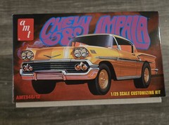 2015 AMT 1958 Chevy Impala Car #931/12 1:24 Scale Unused Open Box