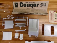 ORIG. & RARE ~ AMT 1967 MERCURY COUGAR CUSTOMIZING KIT 5327-170 3/27