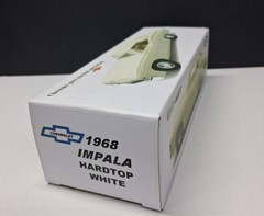 New 1968 Chevy Impala Hardtop White Custom Made Promo Model BOX ONLY..NO CAR