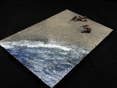 1/35 Scale Military Diorama Base Terrain Display Model Soldiers Figures Diecast