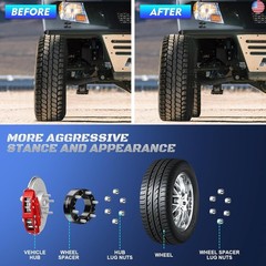 HHCSOP 6×5.5 to 6×5.5 Wheel Spacers 2 inch Fits for 1999-2025 Chevy Silverado