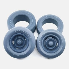 1/25 Resin 15 inch GM Rallye Wheels, Goodyear Polyglas Tires, and Brake Set