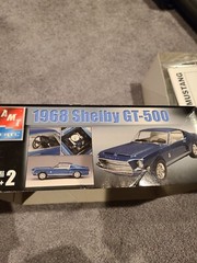 AMT 1:25 #31766 Muscle 1968 Shelby GT-500 Open box New Sealed Contents See Photo