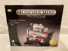 Testors Lincoln Mint – Chevrolet Corvette 327 Engine 1:6 Scale Model Kit
