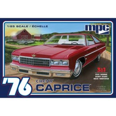 MPC 1976 Chevy Caprice w/Trailer 2T 125 MPC963M Plastics Car/Truck 1/24 1/25
