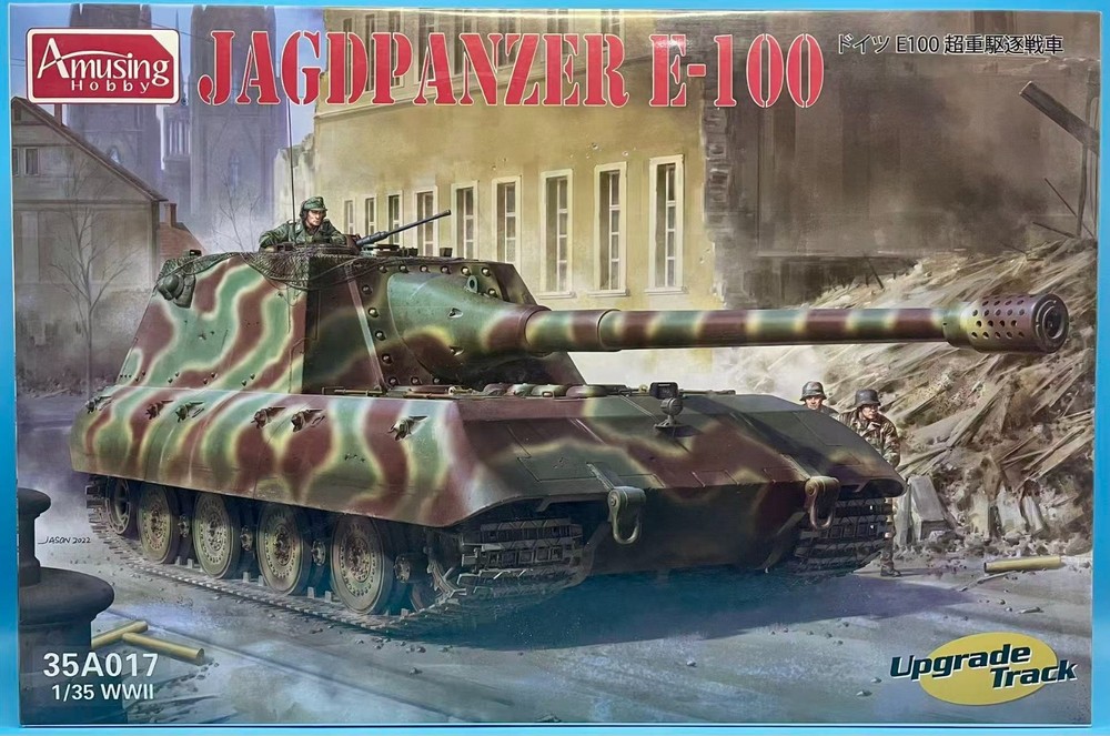 Amusing Hobby AH 35A017 1/35 Jagdpanzer E-100 w/Upgrade tracks Brand New