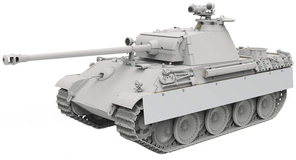 German Tank Sd.Kfz.171 Panther G FG1250 Infrared Night Vision Model kit MTS054