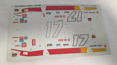 Revell ASA #17 Superflo Camaro Sealed Model Race Car Kit INCOMPLETE for parts