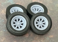 1/24 Scale: “Minilite Wheels For Trans Am Race Series” W/ Goodyear Racing Slicks