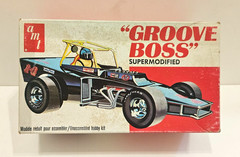 1/25 AMT GROOVE BOSS SUPER MODIFIED SPRINT CAR #T171 NEW VINTAGE ORIGINAL 1975 B